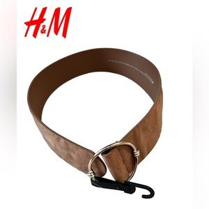 BNWT Belt H&M in brown velvet